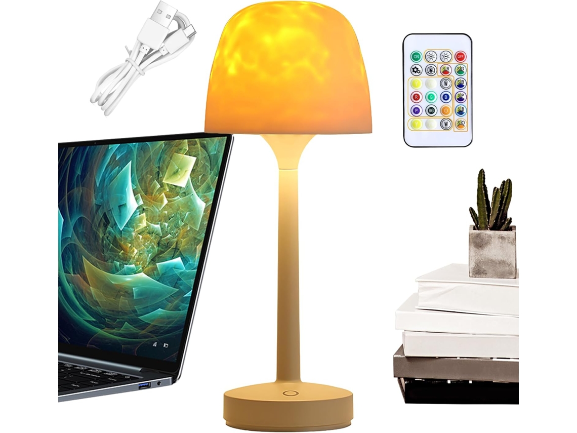 Projetor De Luz Noturna Led Com Controle Remoto