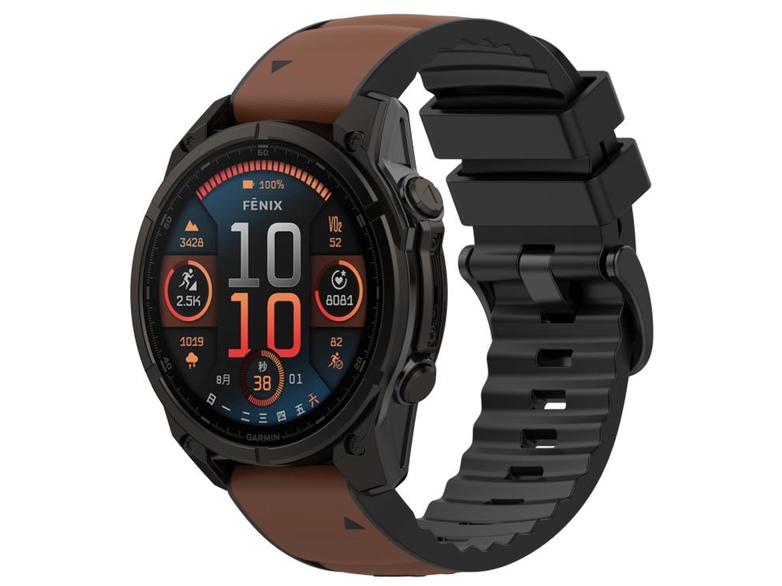 Bracelete para Garmin Forerunner 965 Silicone Bicolor XIAOMOYU