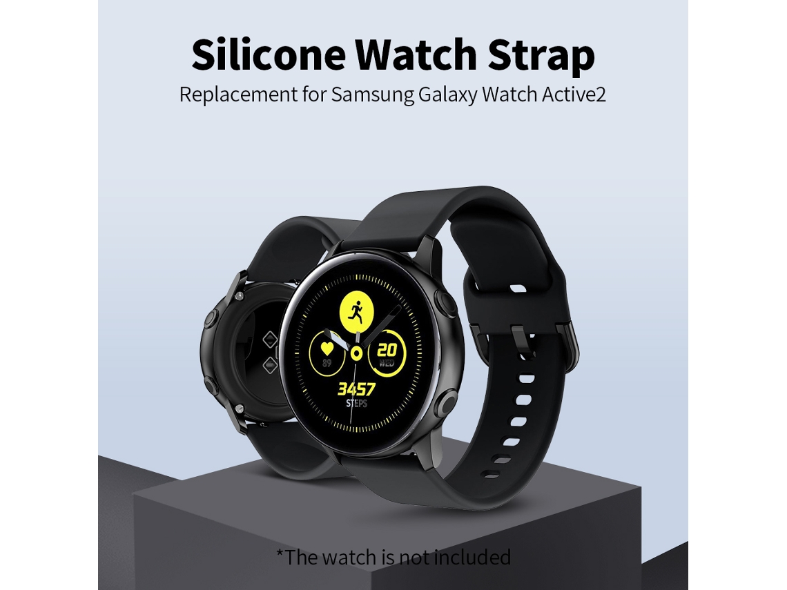 Pulseira LAXISCREED 20mm Samsung Galaxy Watch Active2 Vermelha
