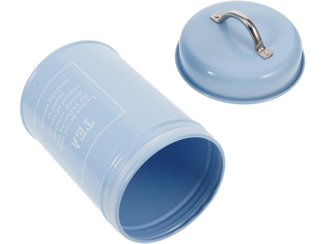 Recipiente Metálico Didiseaon De 1200ml Para Armazenar Chá E Café, Hermético, Design Rústico, Multifuncional E Prático