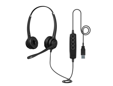 Axtel Elite Uc Estéreo Usb A/usb C Auscultador com Fio Faixa de Cabeça Escritório/Call Center Usb Tipo A Preto, Prata Ax Technology