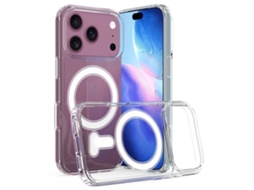Capa Transparente Para Iphone 17 Pro – Compatível Com Magsafe
