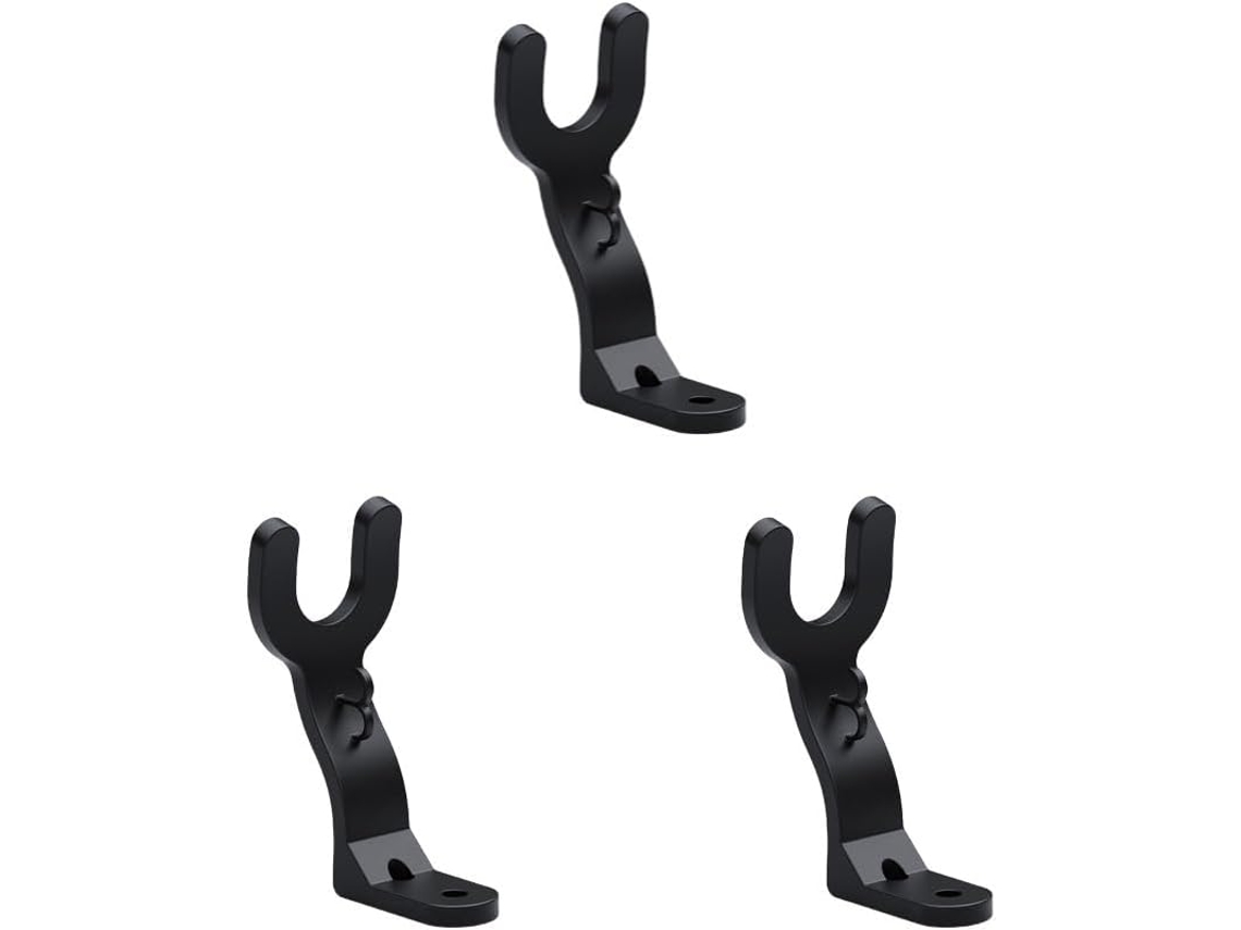 Conjunto De 5 Suportes Para Capacete Motocicleta Com 1 Gancho, Versáteis Para Armários De Cozinha, Prateleiras De Parede