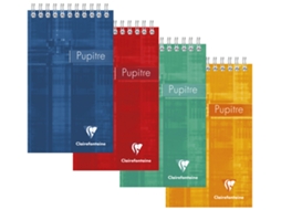Bloco de Notas Espiral CLAIREFONTAINE 105 X 170 Mm Quadrado