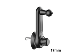 Suporte Universal Para Telemóvel No Automóvel Com Suporte Para Saída De Ar, Suporte Para Gps, Braçadeira À Prova De Choque, Abs, Metal, Para Telemóvel