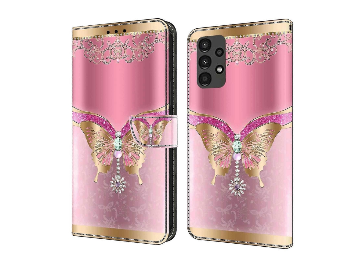Capa Protetora De Couro 3d Crystal À Prova De Choque