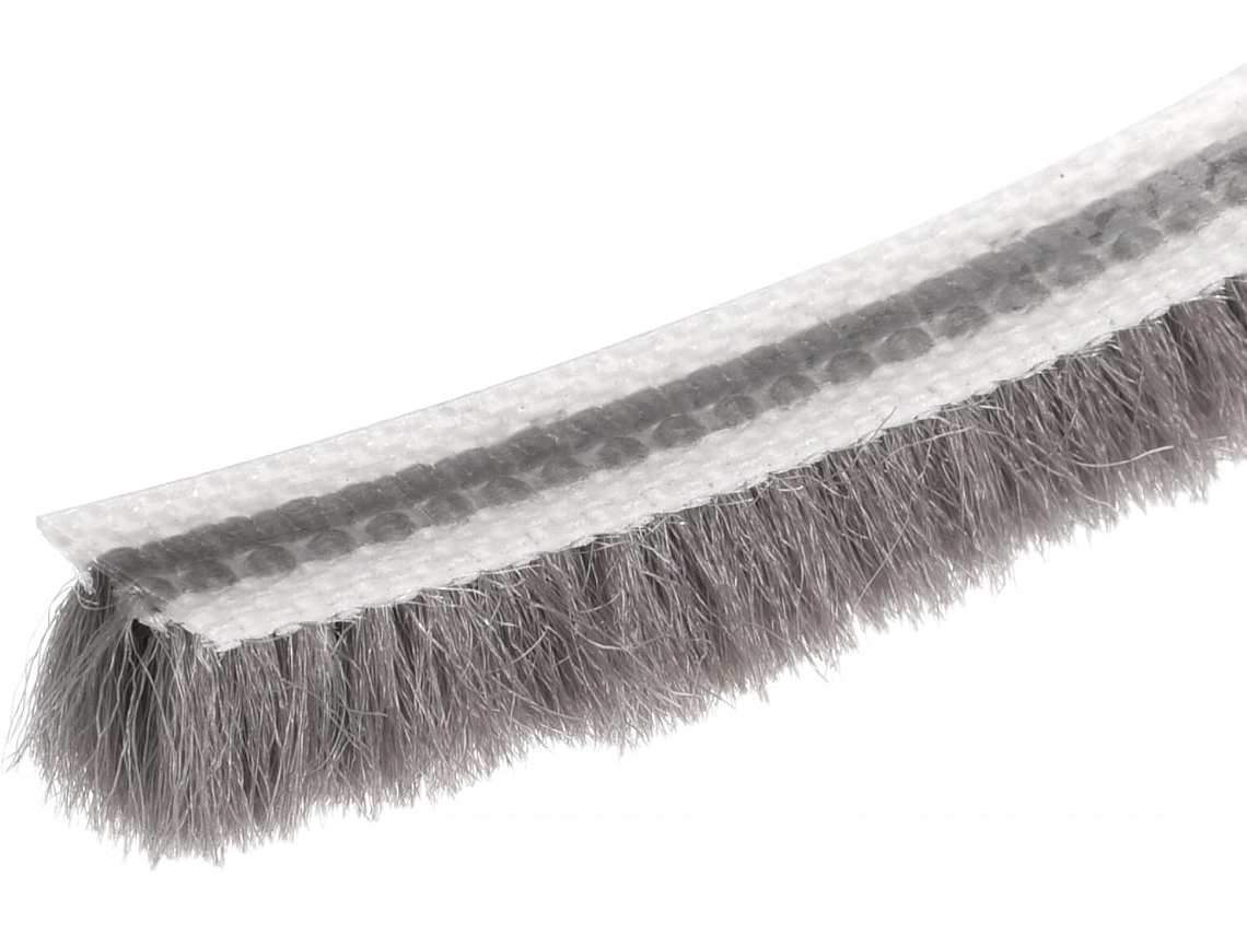 Escova Elástica para Ranhura de Cartão com Fita de Vedação para Janelas, 1/4" X 5/16" 32,8 Pés CHABERLU