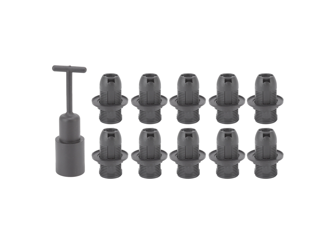 10pcs Base de Lâmpada E14 Resistente Alta Temperatura