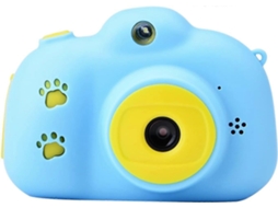 1 Câmera Digital Infantil Nova, Câmera Digital com Flash, Mini Câmera Digital Infantil ELECTVAULT1 (azul)