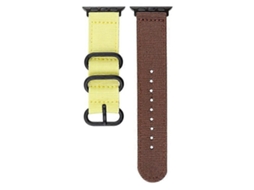 Pulseira De Nylon Com 3 Anéis Compatível Com Apple Watch Series 9, 8, 7, 41 Mm / 6, 5, 4 Se , Se (2022), Se 40 Mm / 3, 2, 1, 38 Mm Saisiyiky (2023)