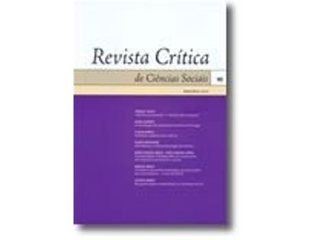 Livro Revista Crítica de Ciências Sociais Nº 90 .