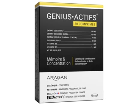 Geniusactifs 30 comprimidos ARAGAN