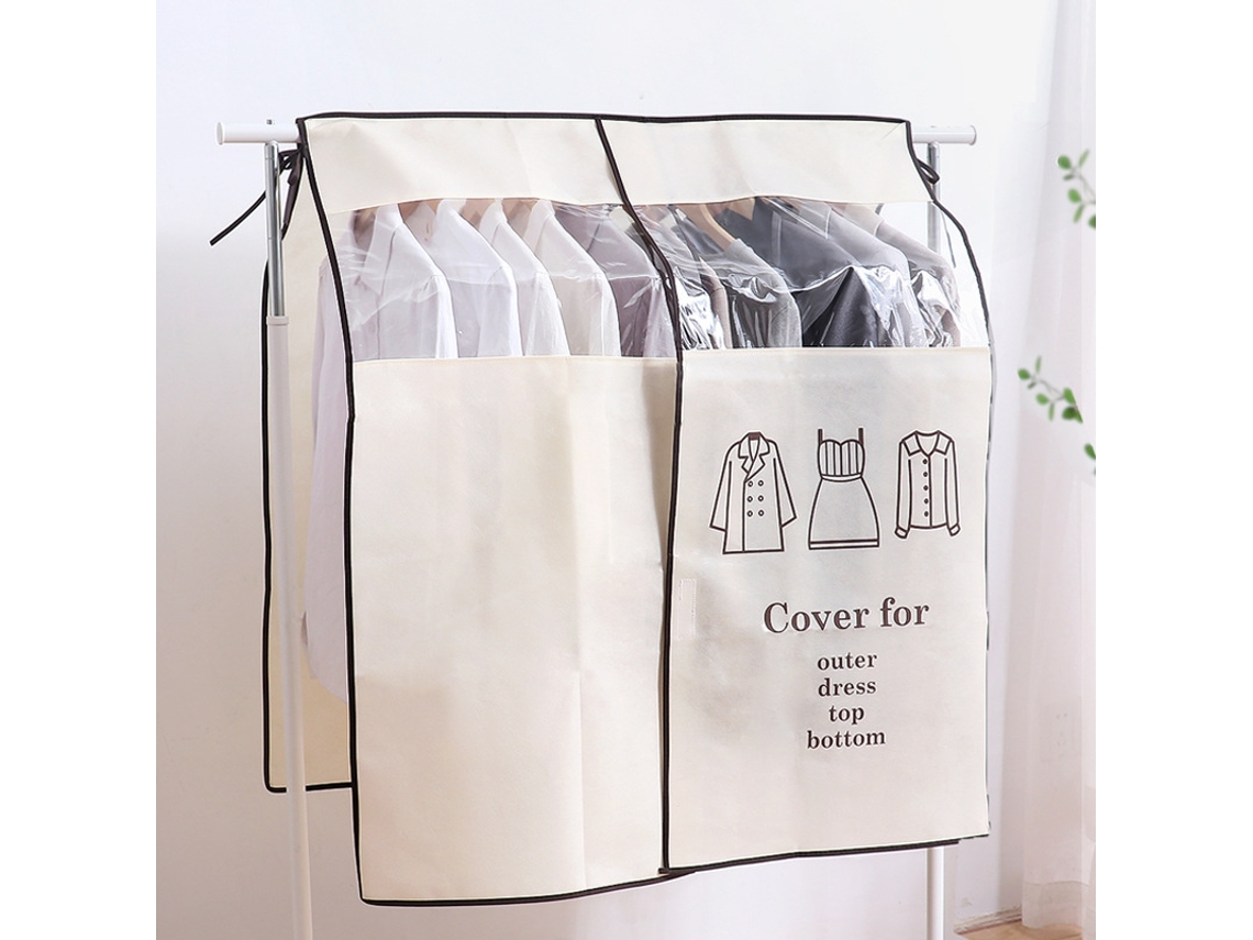 Lurelia Capa Para Roupa, Antipoeira, Com Fecho, Transparente, Para Vestidos E Casacos, 90x110 Cm, Proteção Extra