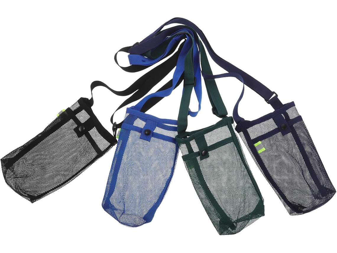 Conjunto De 4 Porta-garrafas Com Alça Ajustável E Alça De Ombro Em Malha Respirável.
