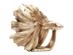 Peça Decorativa Betta Fish Gold Small