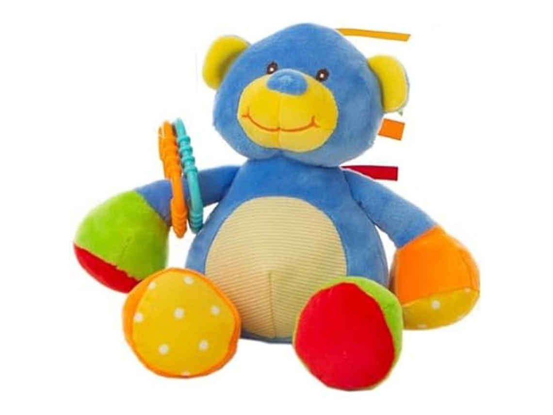 Urso De Pelúcia Azul De 26 Cm Para Crianças