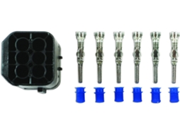 37538 6 Kit 42 Peças Amp Econoseal Série J Pino Macho Dourado