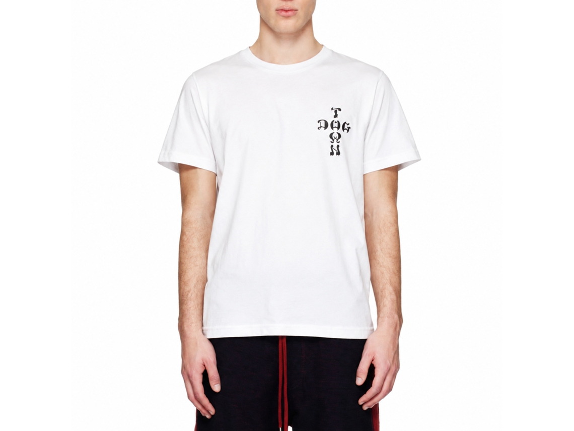 Dogtown Big Foot T-shirt White Unisex Adults Size:l
