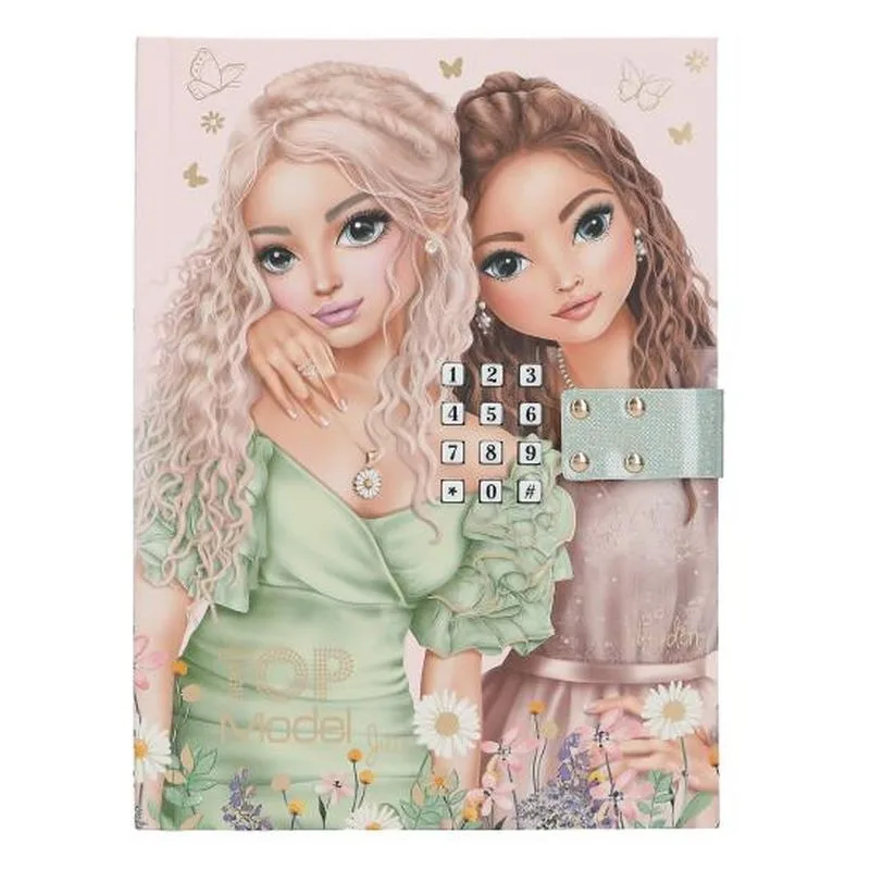 Diário de Topmodel com código secreto e som 13622 Depesche