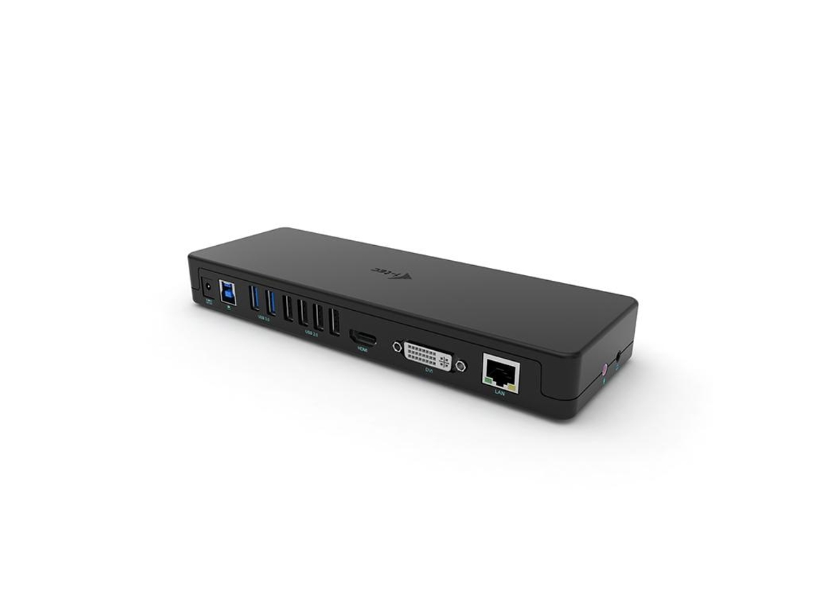 I-Tec Cahdmidvidockpro Base &amp; Duplicador de Portas com Fios Usb 3.2 Gen 1 3.1 Gen 1 Type-A Preto