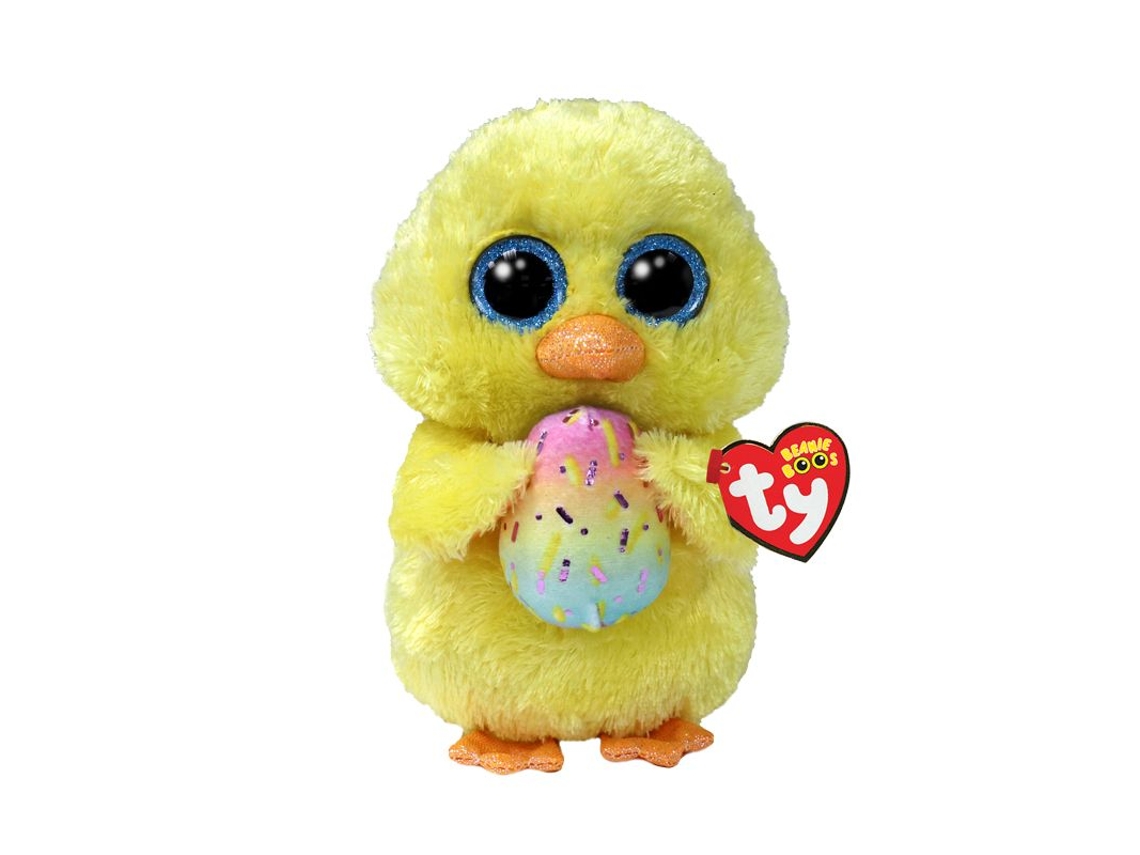 Boneco de pelúcia amarelo Ty Beanie Boos Marigold Chick colecionável Ty 37370 Meteorp25