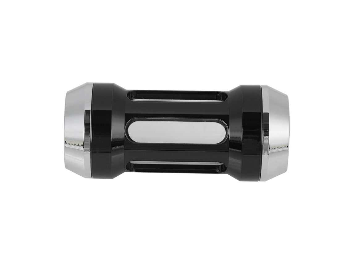 Conector De Filtro De Espiral Duplo G1/4 Para Refrigeração Por Água Com Corpo Preto E Cabeça Prata
