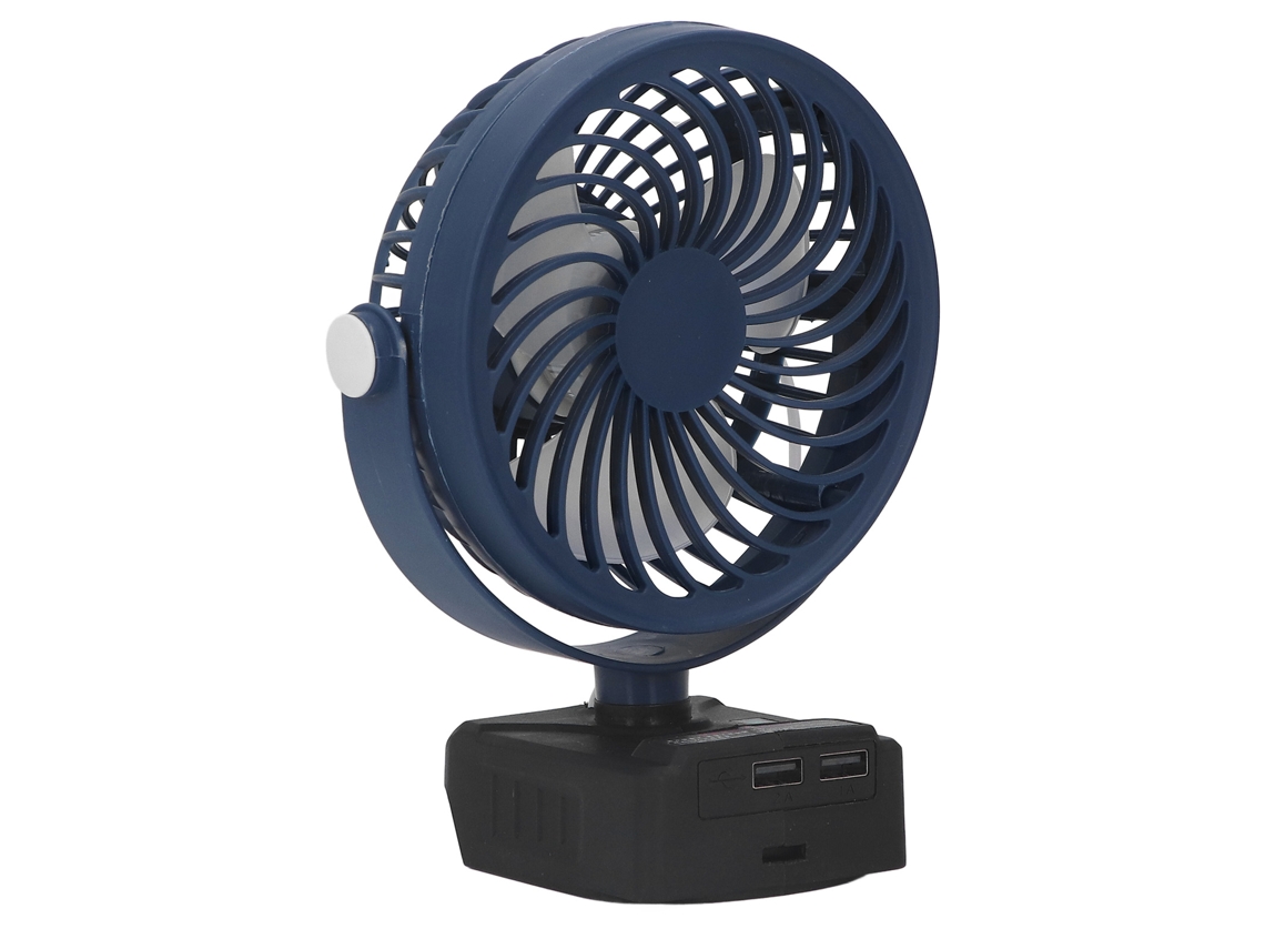 Laxiscreed Ventilador Com Bateria De Lítio, 2 Velocidades E Ângulo Ajustável