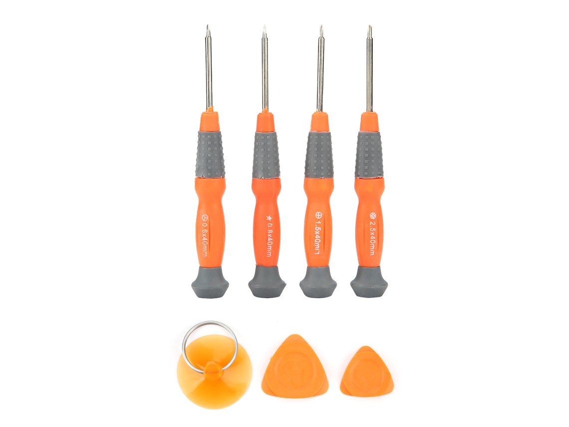 Kit De Ferramentas De Reparo 7 Em 1 (para Desmontar Celulares E Tablets)