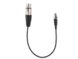 Lurelia Cabo Mini XLR Mini XLR Fêmea 3 Pinos, Para Microfones, PC e Computador