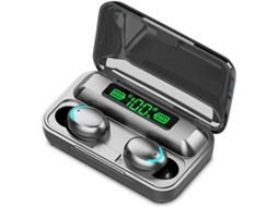 Auriculares Bluetooth True Wireless Bestvite (in Ear - Microfone - Noise Cancelling - Preto)