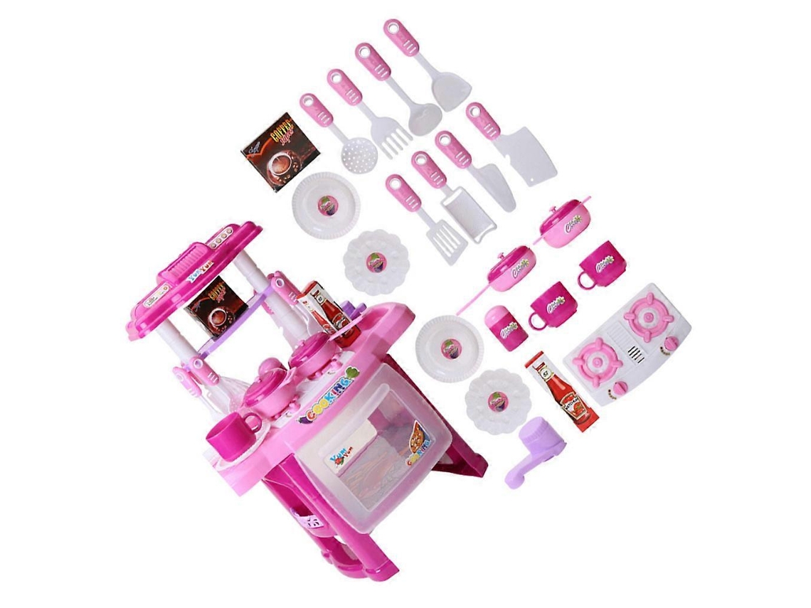 Conjunto De Cozinha De Brincar Com Luzes E Sons