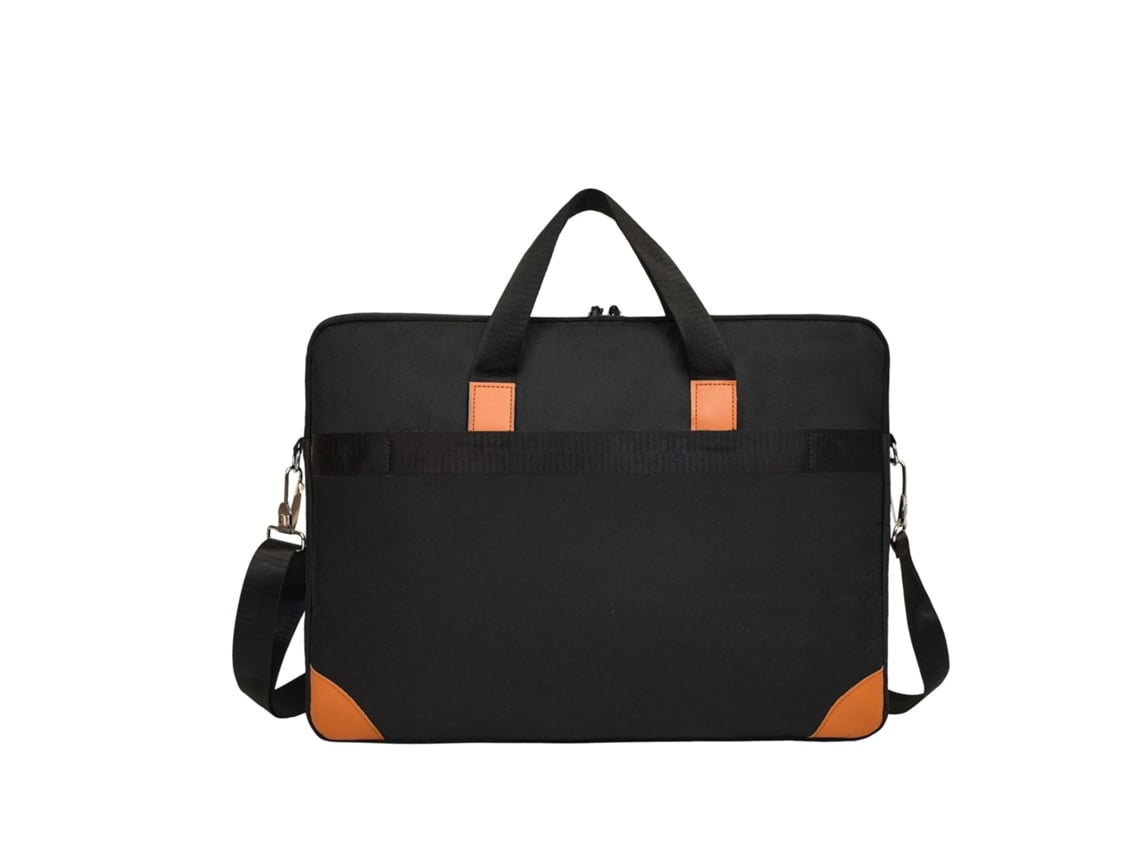 Bolsa Impermeável Para Laptop De 16 Polegadas, Bolsa De Ombro, Preta.