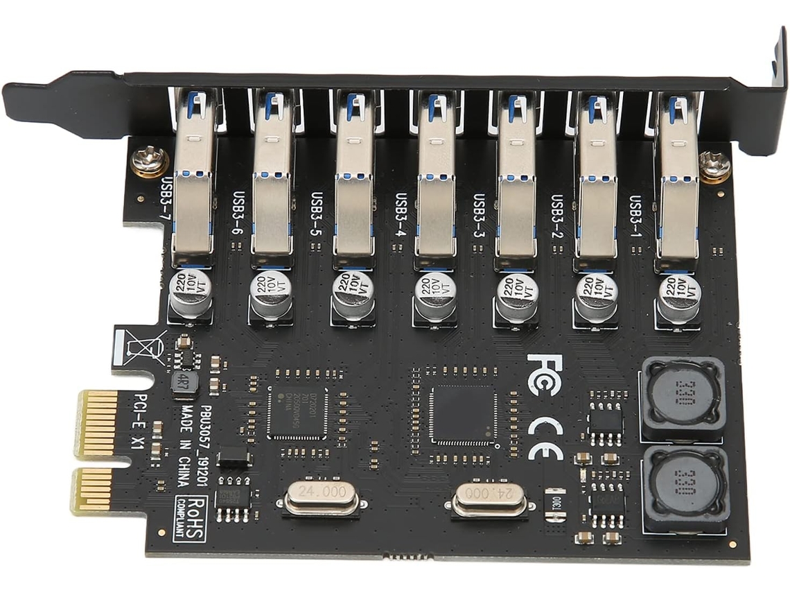 Placa De Expansão Com Portas Usb Pcie Para Computador Pc