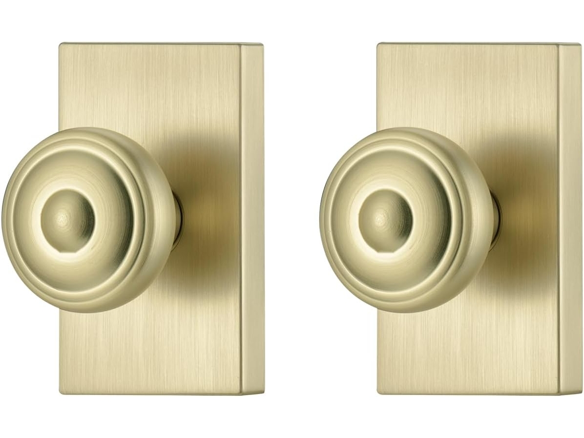 Maçanetas Internas Para Portas De Armário, Puxadores De Porta Em Latão Acetinado, Maçaneta Decorativa Resistente