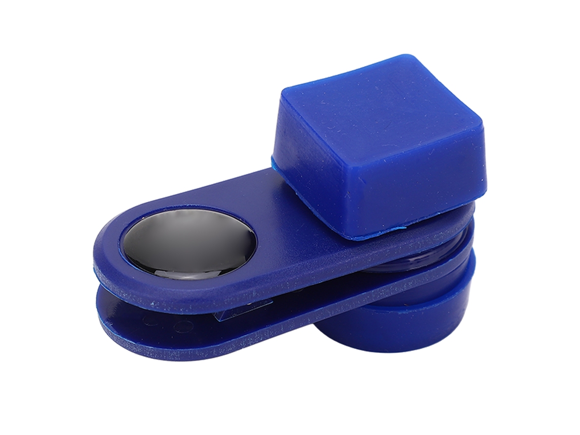 2026rebe-porta Tiza Magnética Para Taco De Billar Práctico Clip De Tiza Para Salas De Billar Bares Azul