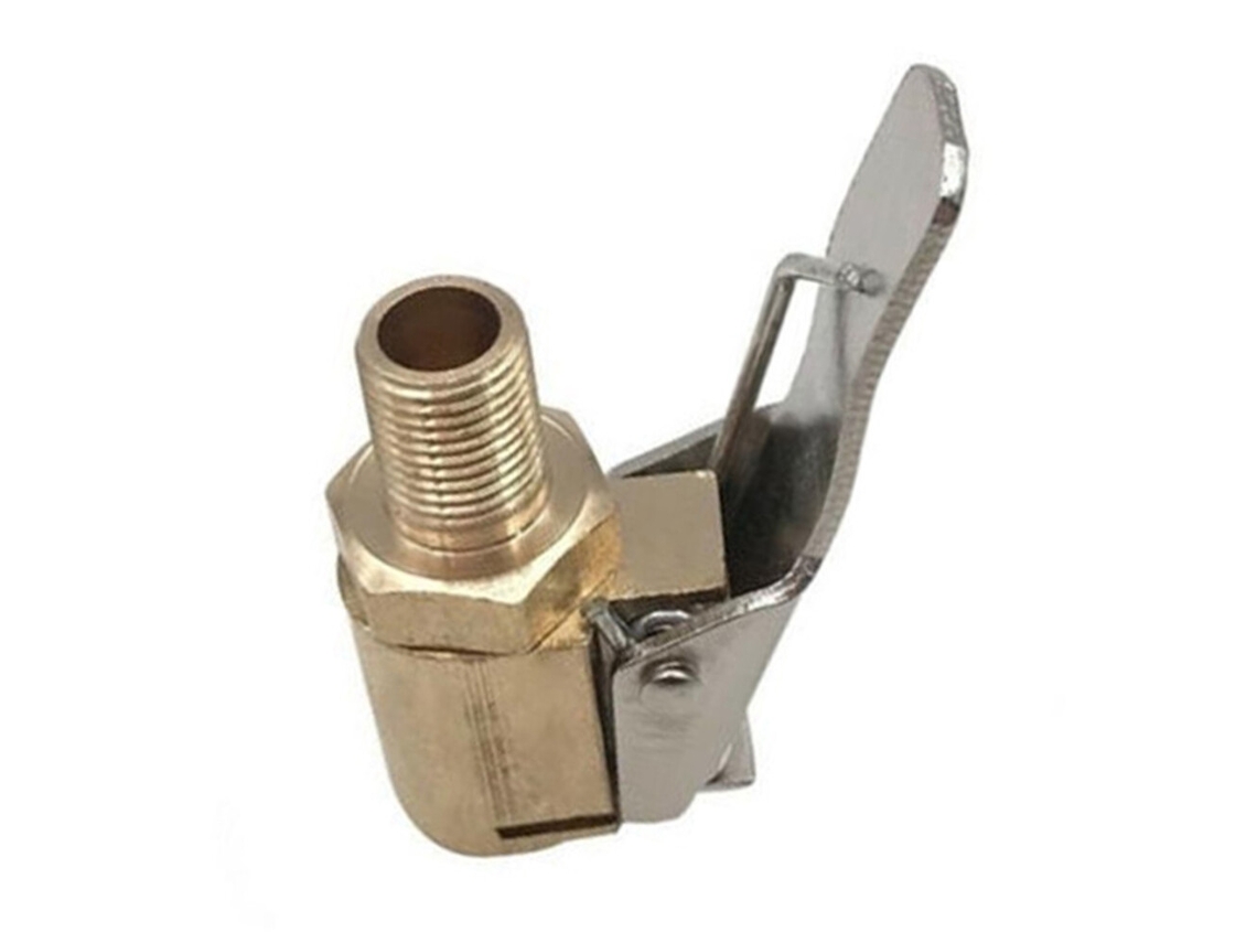 Bico Inflador Com Fecho, Conector De 8mm Para Pneus De Automóveis E Veículos, Adaptador De Válvula Com Clipe Para Enchimento De Pneus_yua