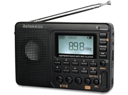 Rádio Digital Am Fm, Rádios Portáteis De Ondas Curtas, Rádio Digital Recarregável Olysi Shop