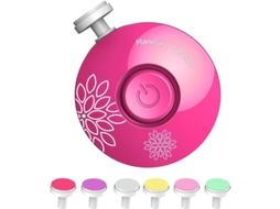 Cortador de Unhas para Bebê Elétrico com 6 Cabeças de Lixa Conjunto de Manicure