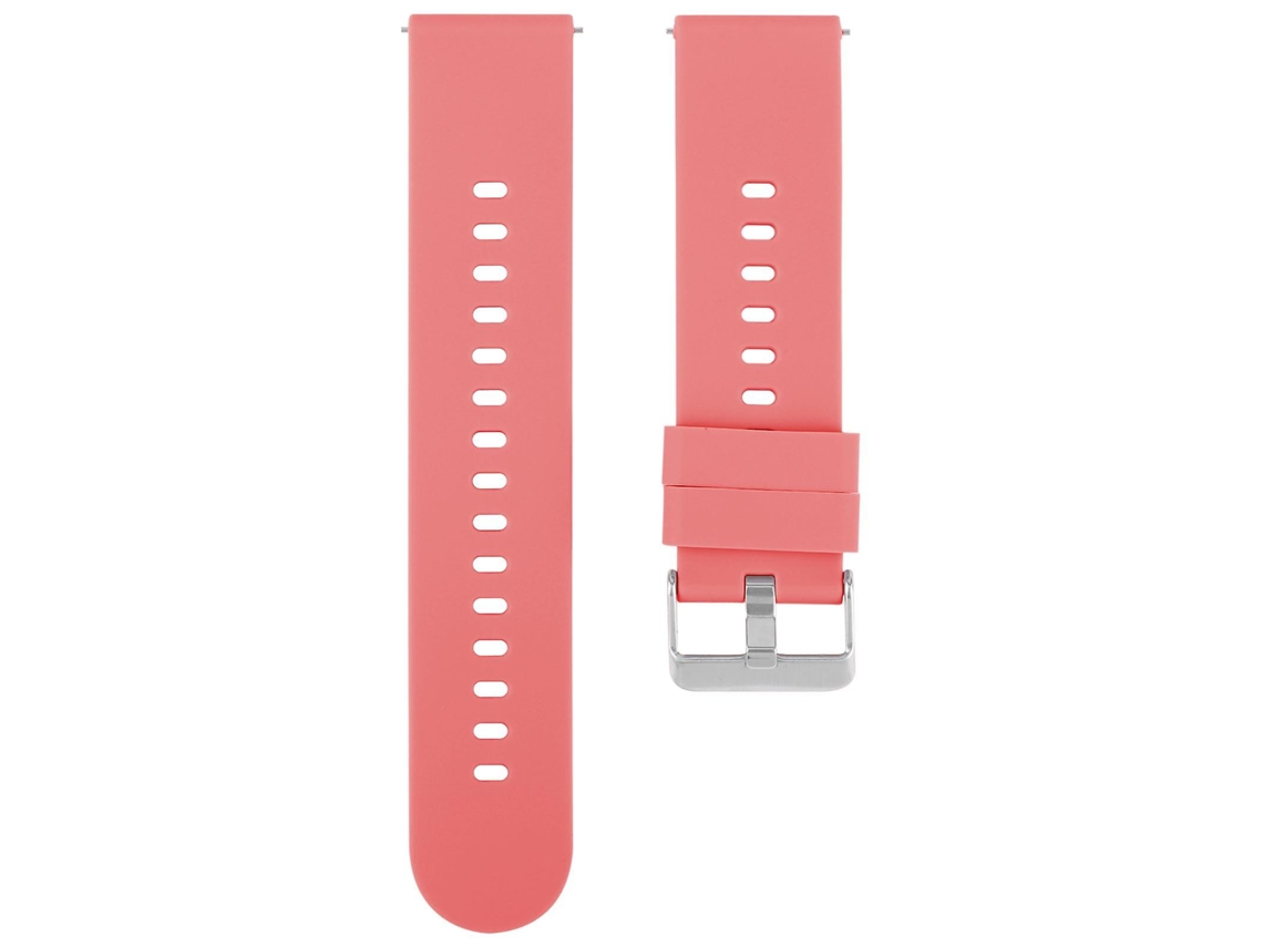 Pulseira De Silicone Para Relógio Com Fivela De Aço De Cor Sólida