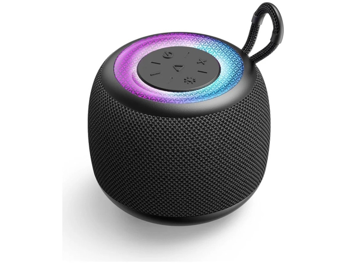 Alto Falante Bluetooth Portátil Com Bluetooth 5.3 Luzes Rgb Som Estéreo E Graves Tamanho Compacto Ipx5 À Prova Dágua Alto Falante Leve Para Yizhood