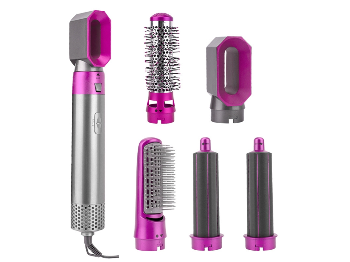 Cinco em Um Pente de Ar Quente Alisador de Ondas Waver Automático Ferro Dual Purpose Artefato Waver Automático Padrão Europeu XLT