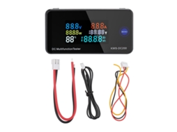 Multímetro Kws Dc200 10a 7 Em 1 Lcd 8-120v