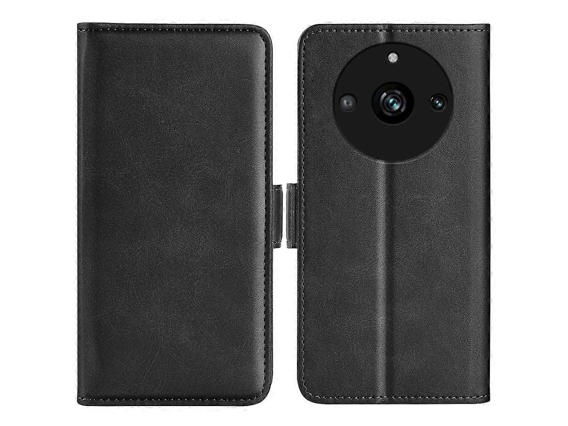 Capa De Celular De Couro Com Fecho Magnético De Dois Lados E Flip Horizontal