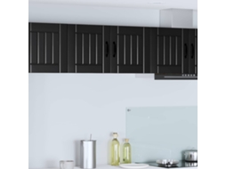 Vidaxl Armário De Parede Lucca Preto 80 X 31 X 40 Cm