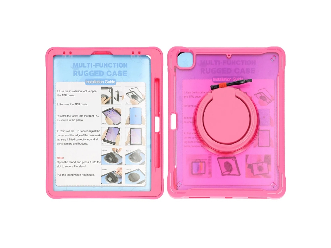 Capa Para Ipad Pro 12.9 2018/2020/2021/2022, Vermelha