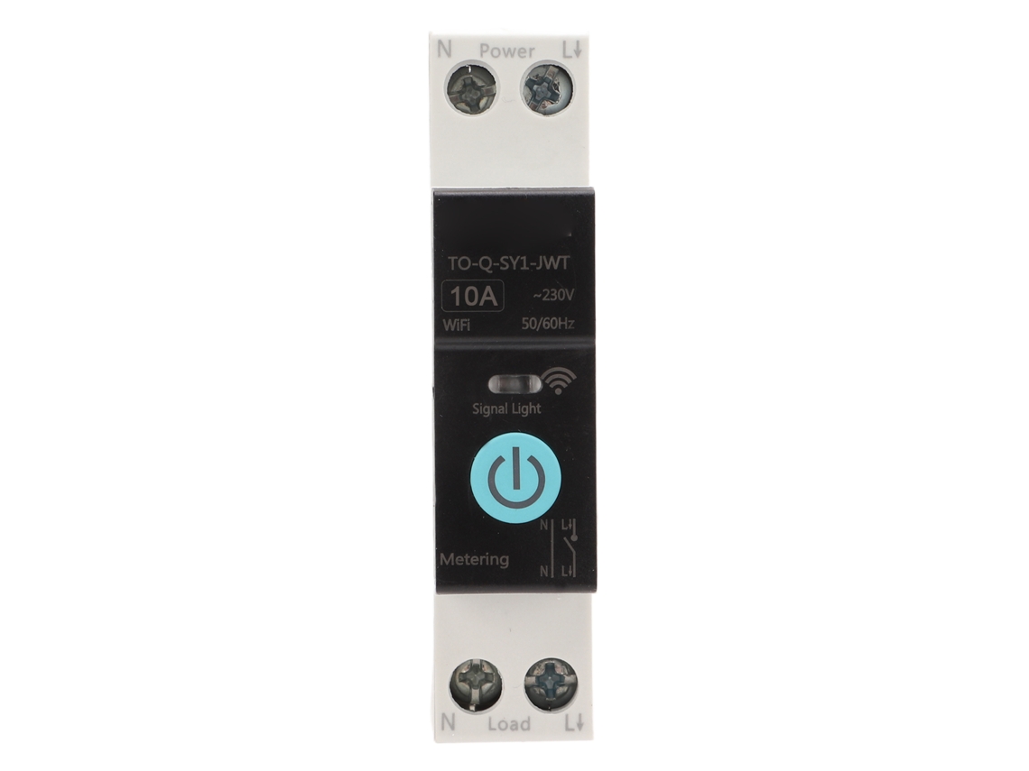 Interruptor Din Rail Inteligente Wifi, Controle Remoto Por Móvel, 3 Modos De Temporização, 10a Para Eletrodomésticos Domésticos