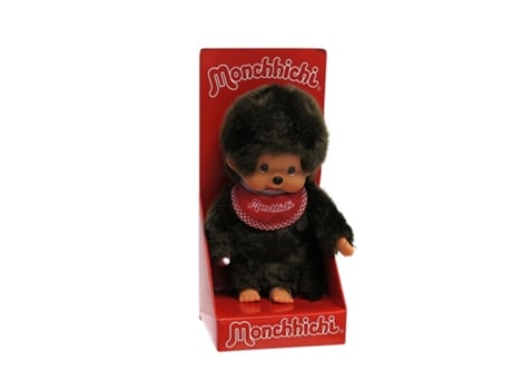 Peluche TOY PARTNER Moncchichi com Babete Vermelho 20 Cm