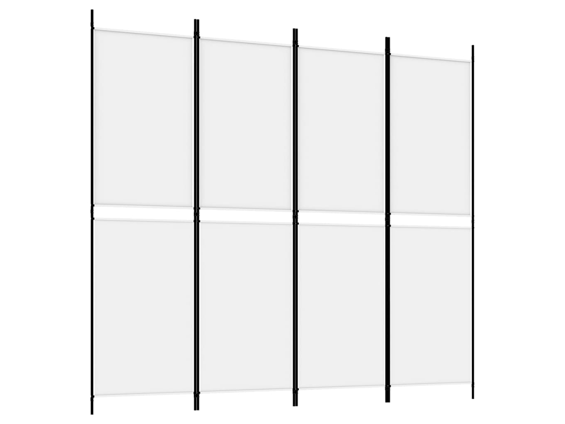 Room Divider, Room Dividers Vidaxl Branco Tecido (200 X 180 Cm)