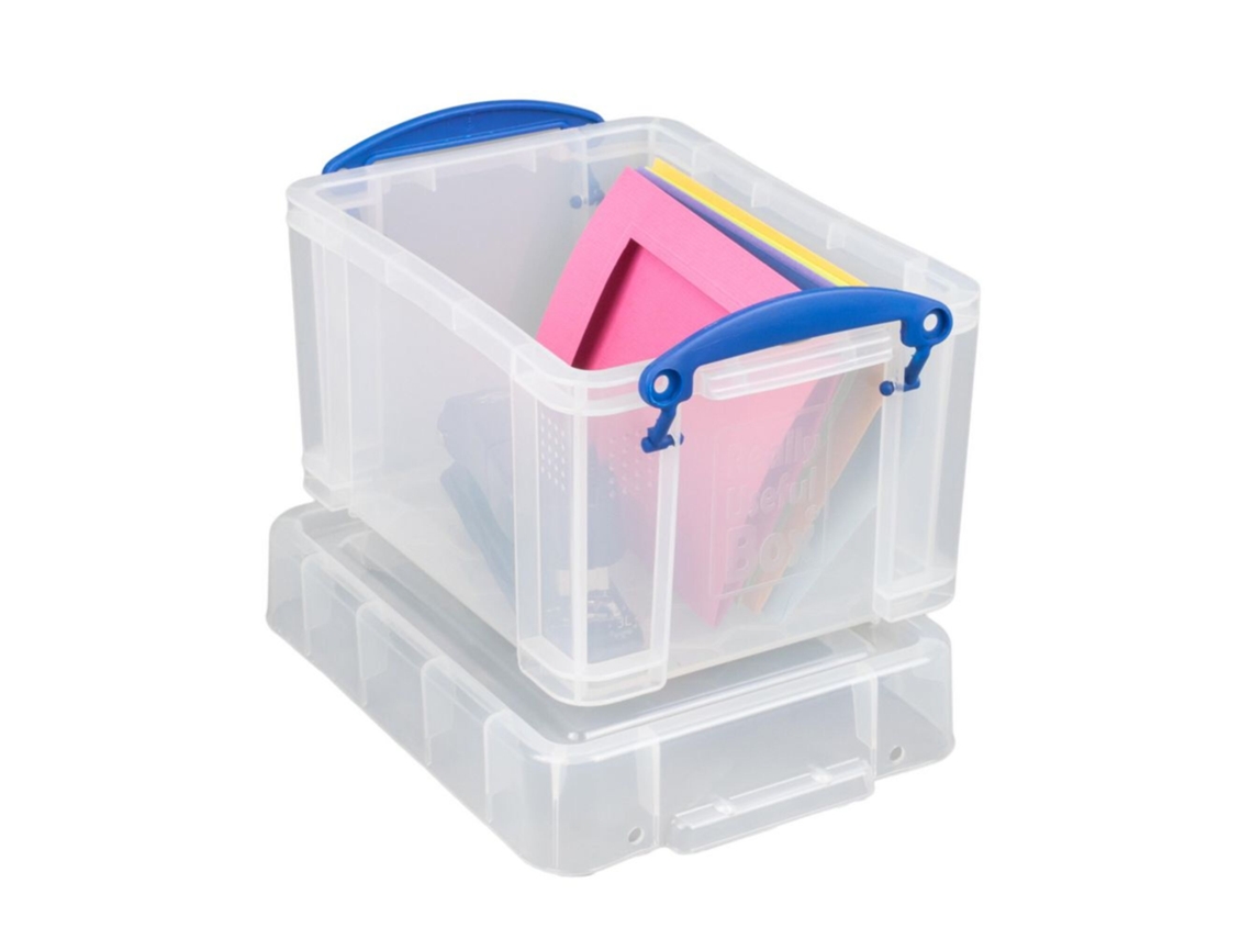 Really Useful Box Caixa De Arrumação Empilhável, 3 L, 16 X 24,5 X 18 Cm, Transparente