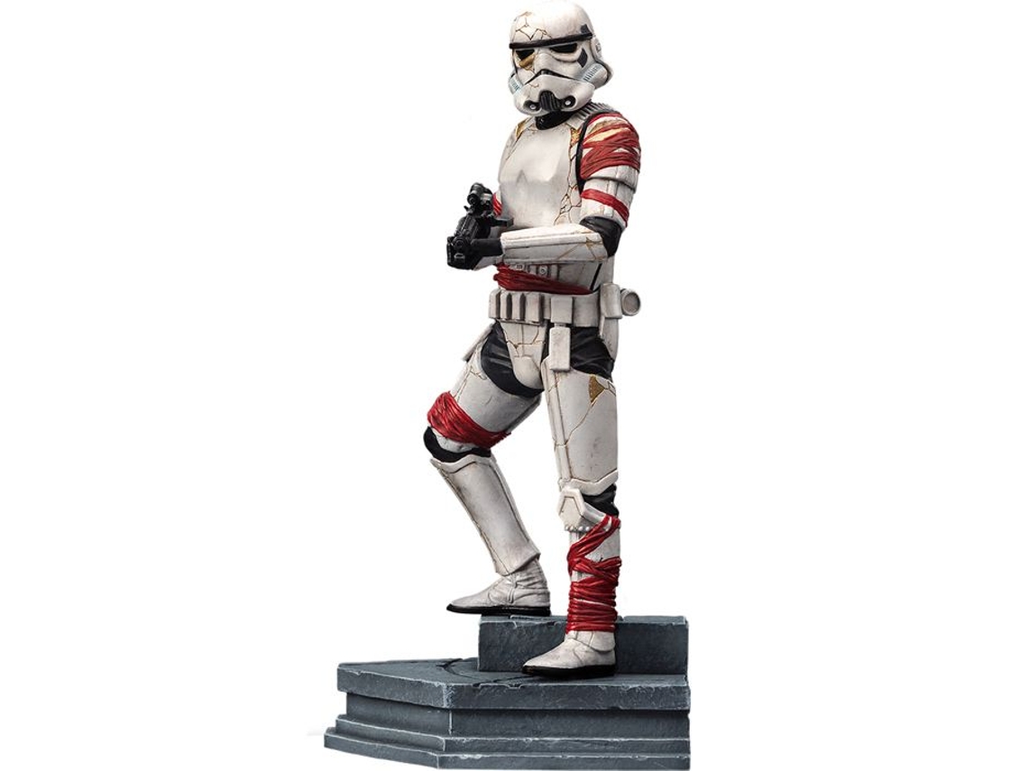 Estátua Iron Studios Night Trooper Escala 1/10 Multicolorido Resina Interior Star Wars